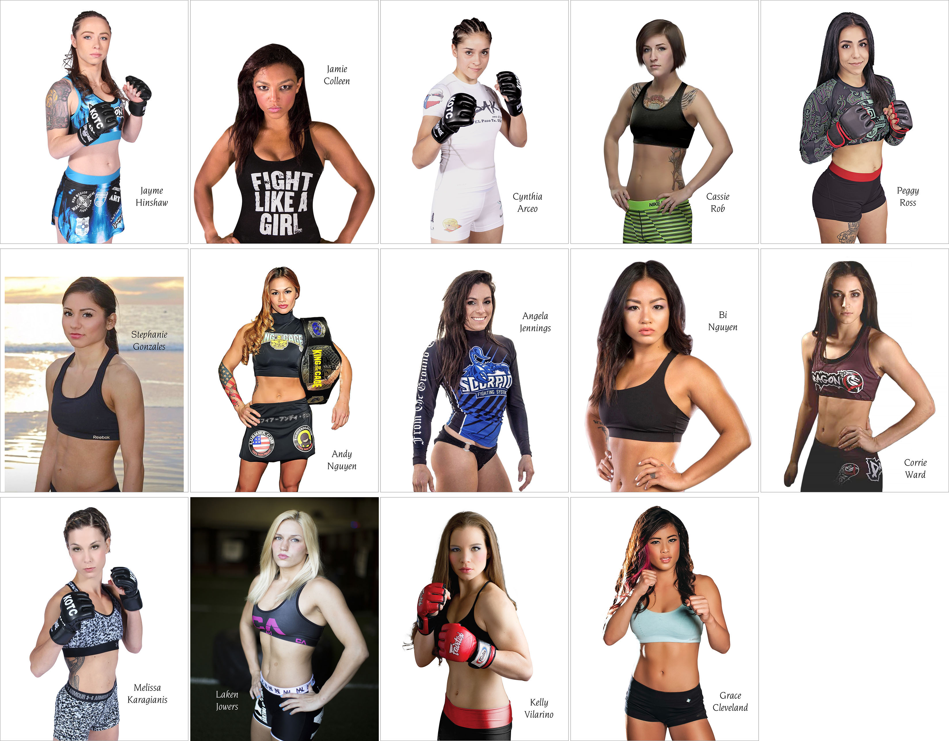 King of the Cage Signs Fourteen Women Fighters to Exclusive