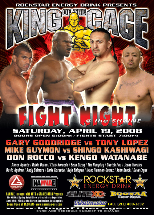FIGHT NIGHT AT THE SHRINE Los Angeles, CA