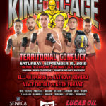 King of the Cage Returns to Seneca Niagara Resort & Casino on September 15 for “TERRITORIAL CONFLICT”