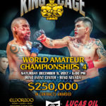 King of the Cage Announces Results for the WORLD AMATEUR CHAMPIONSHIPS 4 at the Reno Events Center in Reno, Nevada