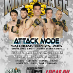 King of the Cage Returns to Lake of the Torches Resort Casino on July 25 for “Attack Mode”
