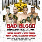 King of the Cage Returns to Spirit Lake Casino & Resort on May 2 for “Bad Blood”