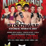 King Of The Cage Returns To Menominee Casino Resort On March 11 For “BLOODY WAR”