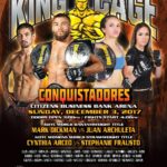 King of the Cage Announces Main Fight Card for Citizens Business Bank Arena on December 3 for “CONQUISTADORS”