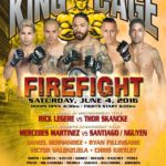 King of the Cage Returns to Soboba Casino on June 4 for “FIREFIGHT”