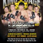 King of the Cage Announces Fighters to Headline at Silver Legacy Resort Casino Reno on March 16 for “FUTURE LEGENDS 40”