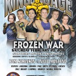 King of the Cage Returns to Northern Lights Casino on February 20 for “FROZEN WAR”