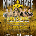 King of the Cage Returns to Chinook Winds Casino Resort on October 1st for “HIGH CALIBER”