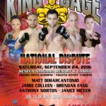 King of the Cage Returns to Seneca Niagara Resort & Casino on September 24 for “NATIONAL DISPUTE”