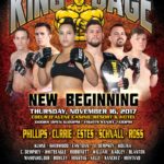 King of the Cage Announces Main Event for Coeur d’Alene Casino on November 16 for “NEW BEGINNING”