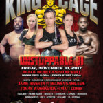 King of the Cage Announces Main Event for Black Bear Casino on November 10 “UNSTOPPABLE II”