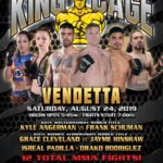 King of the Cage Announces Fighters to Headline at Tyson Events Center on August 24 for “VENDETTA”