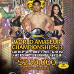 King of the Cage and MAVTV Announce the “WORLD AMATEUR CHAMPIONSHIPS 3” at the Hard Rock Hotel & Casino Las Vegas on September 3, 2016 for a Live Televised Broadcast