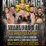 King of the Cage Returns to the Ute Mountain Casino, Hotel & Resort on June 10 for “WARLORDS II”